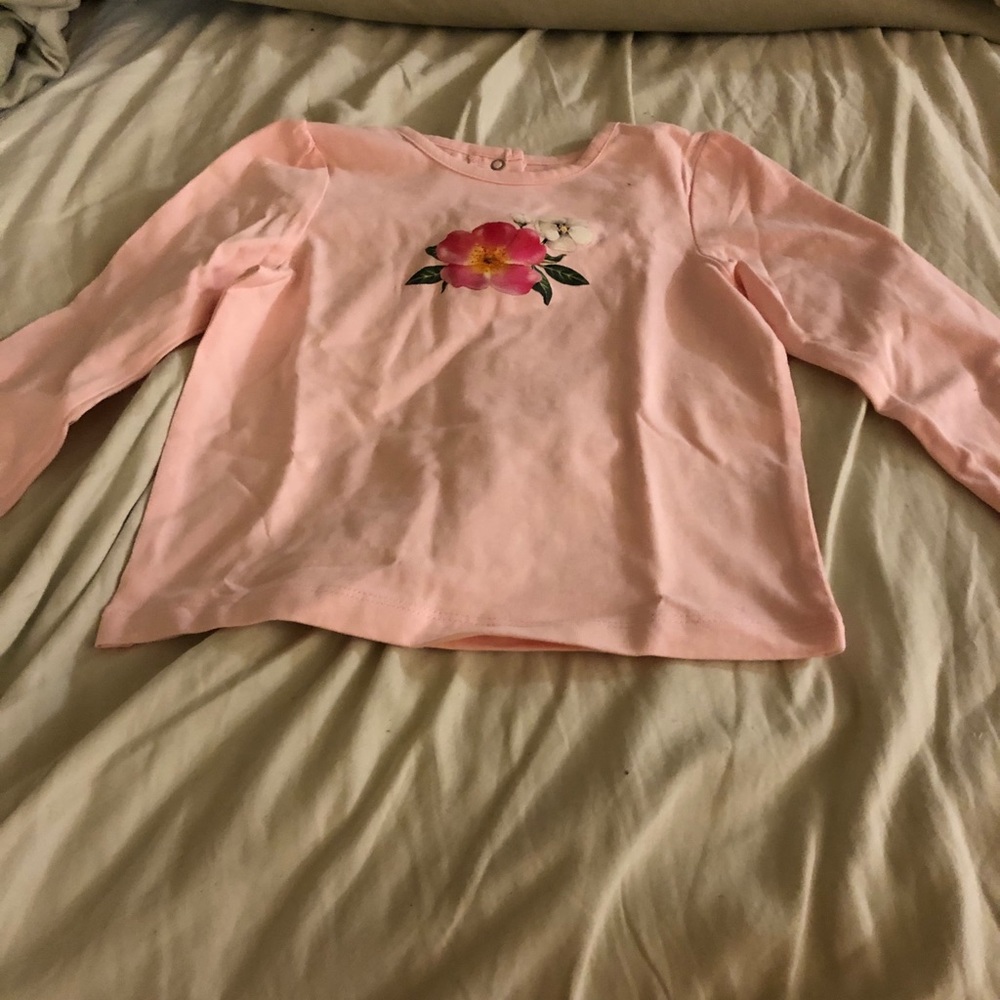 Flowery Pink long sleeved shirt